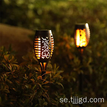 Solar Flame Garden Light